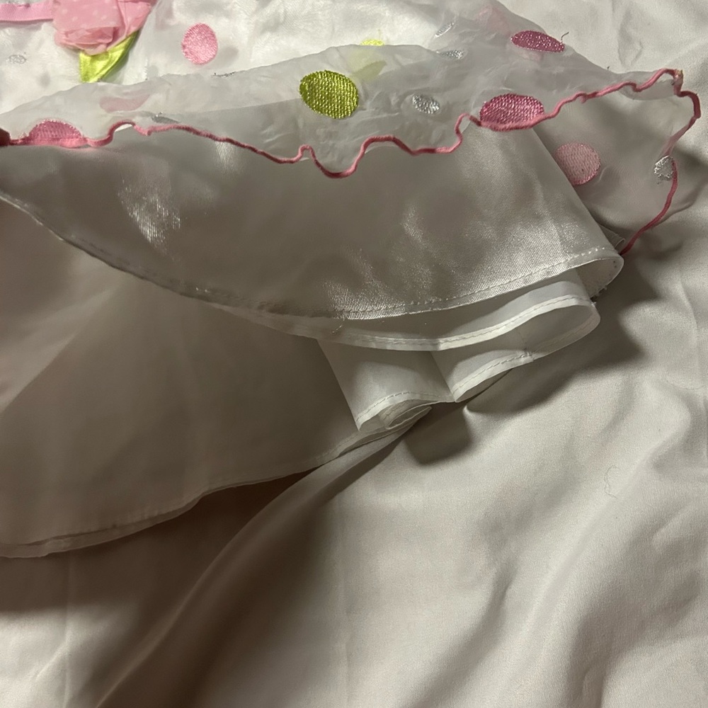 Youngland  Polka Dot Spring Easter Dress  3T Summer Toddler Dress - Picture 5 of 11